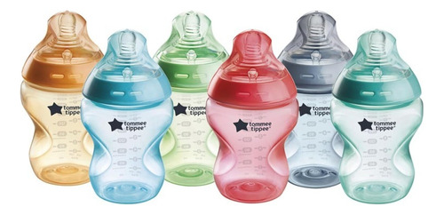 6 Teteros 9 Onza Tommee Tippee Closer To Nature Envio Ya