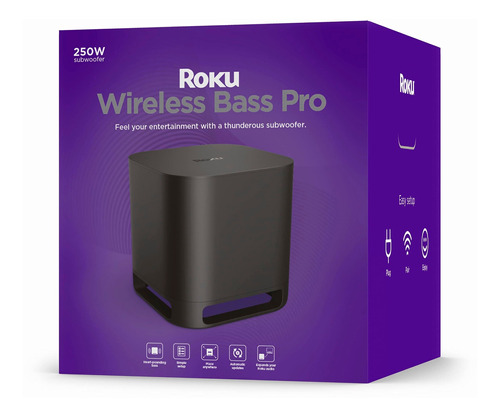 Bajo Inalámbrico Roku Pro | Subwoofer Streambar, Streambar P