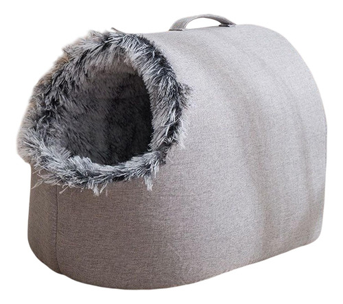 Mascota Casa De Gato Nido Cama De Perro Pequeño Gris Claro