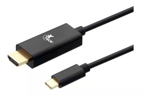 Cable Adaptador Tipo C a HDMI 4K Ultra HD Aluminio Convertidor Conversor  Tipo C macho a HDMI Hembra para TV Universal - ImporMaipú
