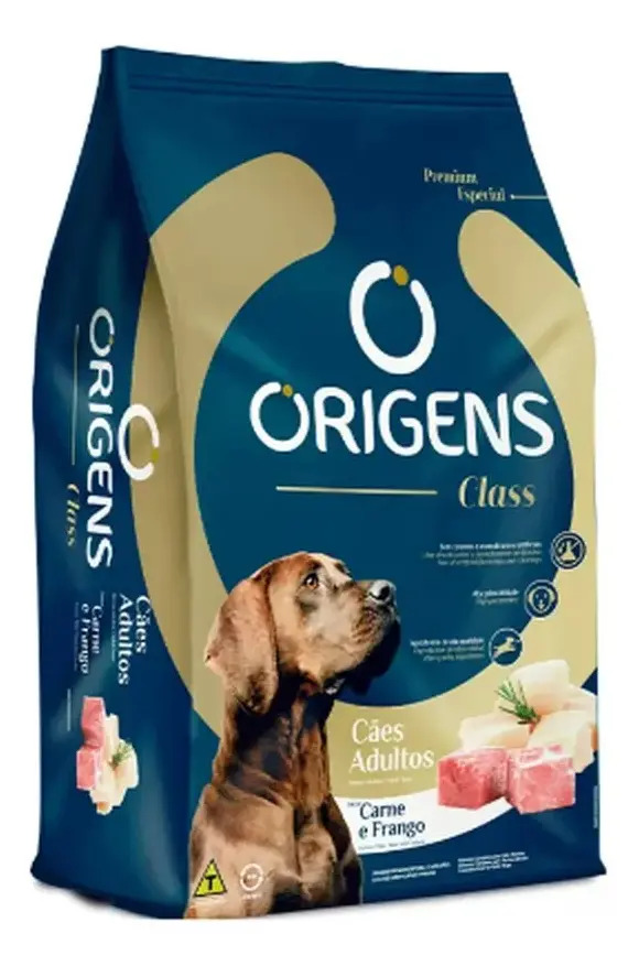 Ração Para Cães Adultos Origens Class Carne E Frango 15kg