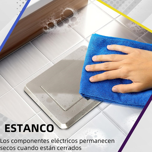 Enchufe Desplegable Para Cocina Y Mesa,2tomas 16a,type-c,usb