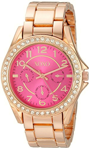 Xoxo Xo177 Reloj De Cuarzo Con Pantalla Análoga Oro Rosado