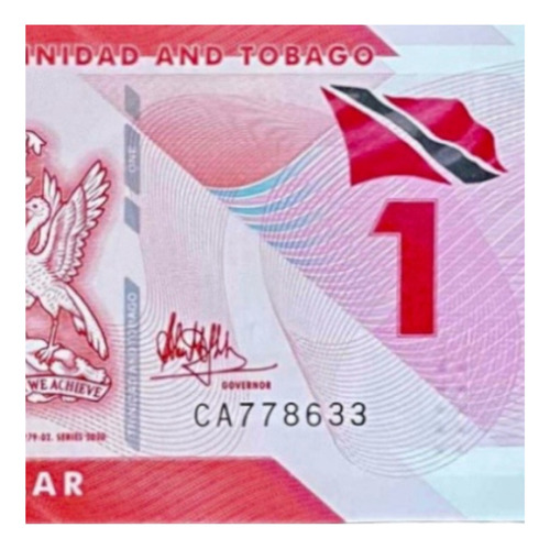 Trinidad & Tobago - 1 Dólar - Año 2020 - P #60 - Polímero