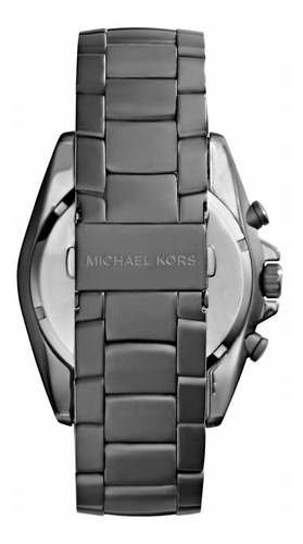 Relógio Michael Kors Mk8340 Lansing Orig Chron Anal Black