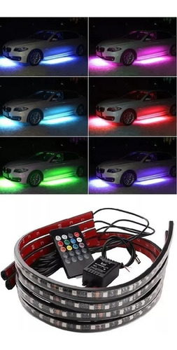 Led Neon Externo Luz Embaixo Carro 8 Cores Rgb Universal Nfe