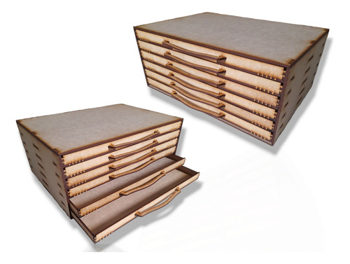 Organizadores Mdf Pack X5 Unidades