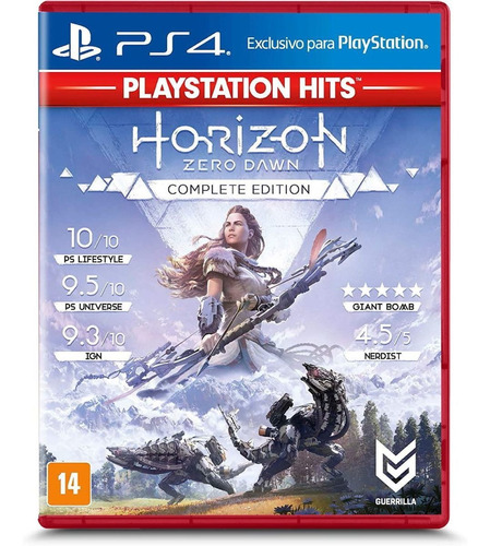 Jogo Mídia Física Horizon Zero Dawn Para Playstation 4 Ps4