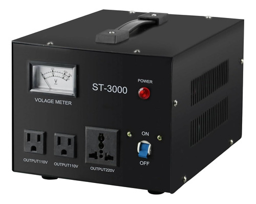 St-3000 - Regulador Convertidor De Voltaje Medidor De V...