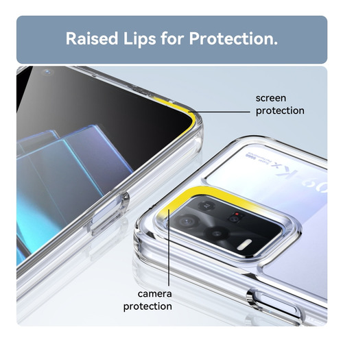Funda De Teléfono Tpu Transparente Para Realme 9 5g India