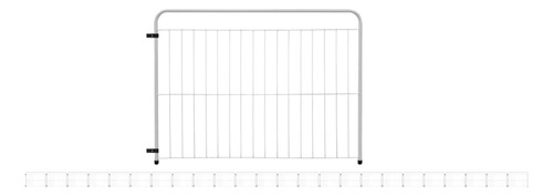 Kit 24 Grades Cercado Canil Grande De 65 Cm Sem Portão