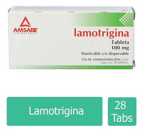 Lamotrigina 100 Mg Caja Con 28 Tabletas