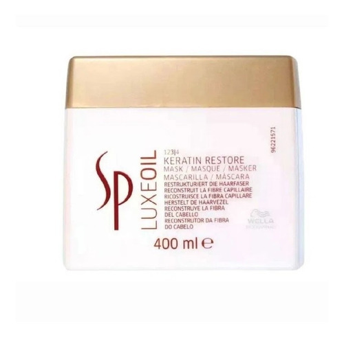 Wella Sp Luxe Oil Keratin Restore Máscara 400ml