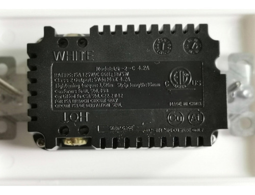 Imagen 7 de 8 de Enchufe De Pared Estándar Usb Tipo A Tipo C Adaptador De Ali