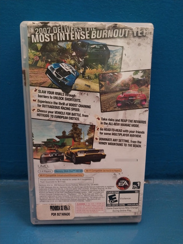 Burnout Dominator Juego Umd Para Psp (Usado)