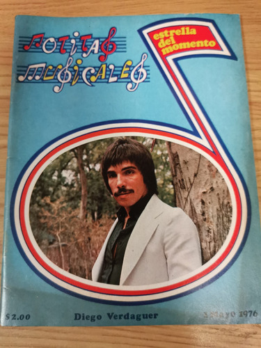 Revista Notitas Musicales Diego Verdaguer 1 De Mayo Del 76