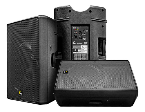 Melo Dsp1535 Bafle Medio 15'' 4000 W Rms Nuevo Envio Gratis Negro