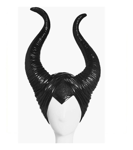 Cuernos / Cachos Gorro Malefica Halloween Latex