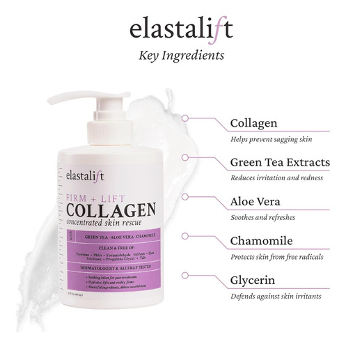 Elastalift Colágeno Crema Corporal Ácido Hialurónico Juego D