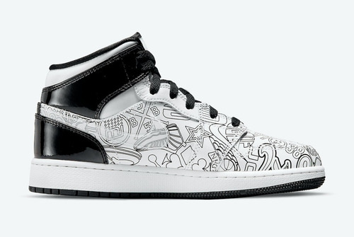 Zapatilla Jordan 1 Mid Se Niño ( 23 Cm ) 4y