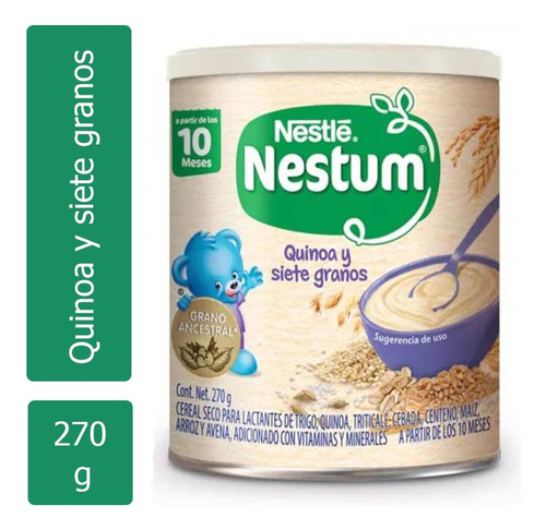 Cereal Nestum Etapa 3 Quinoa Y 7 Granos 270g