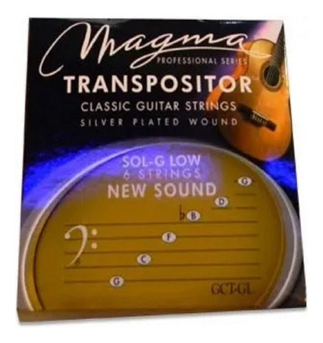 Encordado Cuerdas Guitarra Clasica Magma Transpositor Gct Gl