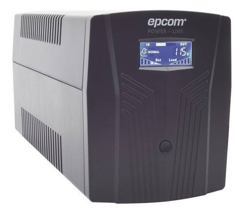 Imagen 3 de 4 de UPS regulador de voltaje Epcom EPU1500LCD 1500VA entrada y salida de 100V - 110V - 120V CA negro