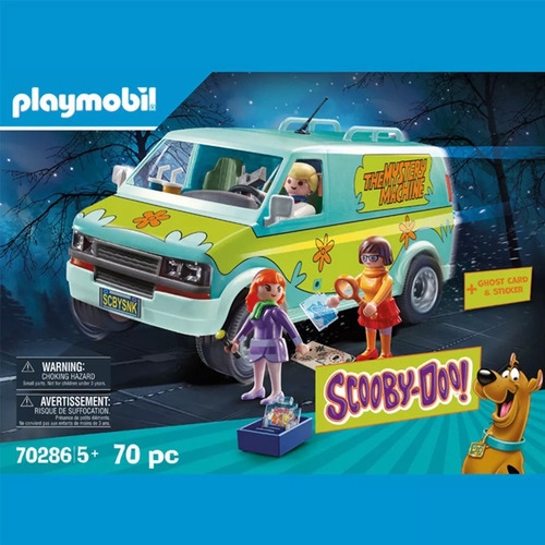 Playmobil Scooby Doo ! La Maquina Del Misterio 70286 M4e