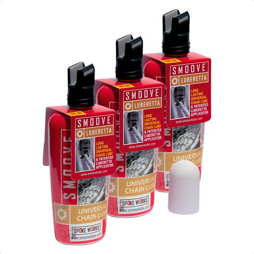 Kit C 3 Oleo Lubrificante Smoove Chain Lube 100% A Base Cera