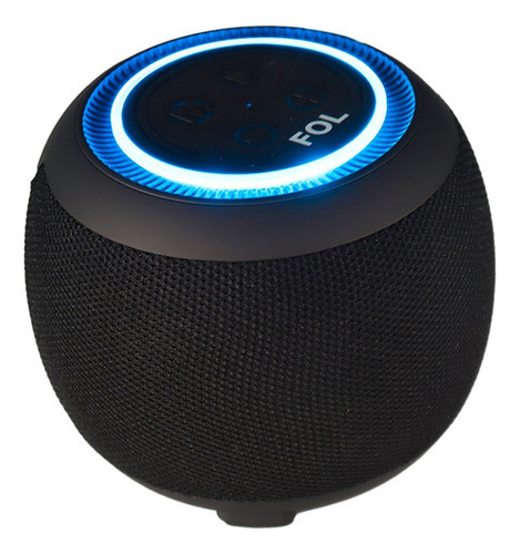 Bocina Fol Bluetooth Inalámbrica C25 Portátil Sonido Color Negro