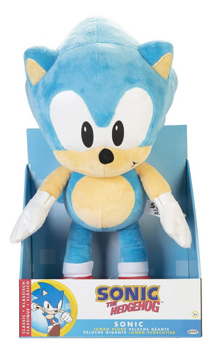 Muñeco De Peluche Jumbo Sonic Clasicc 44 Cm 