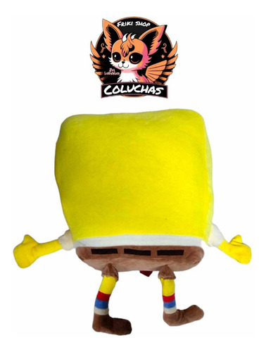 Peluche Bob Esponja Mediano: Bob Esponja (Usado)