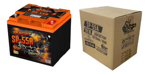 Sp Audio Bateria Agm Nueva Sp-55a 2000a Max