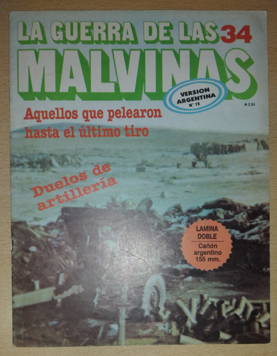 Revista La Guerra De Las Malvinas N°34 Enero De 1987