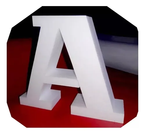 2 Letras De 20 Cm + 11 Letras De 15 Cm Altura Polifan 20 Mm