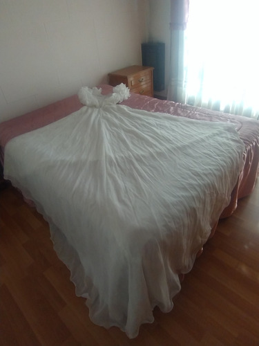 Vestido Novia Artesanal Adaptable Para 15 (Usado)