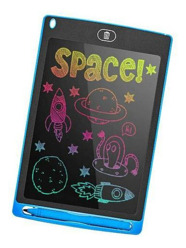 Tablet Lousa Mágica Educativo Tela Lcd Escrever Desenhar Top Cor Preto