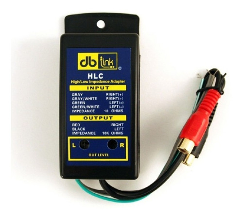 Convertidor Hi-low Alta Baja De 2 Canales Db Link Hlc Profes