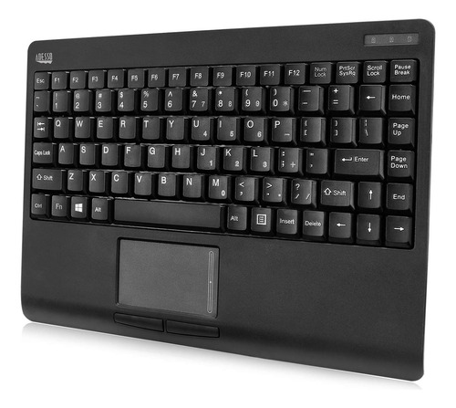 Teclado Wkb-4110 Inalámbrico Con Panel Táctil/negro