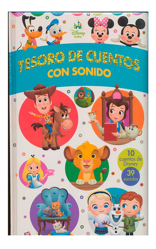 Libro Tesoro De Cuentos Disney, Con Sonidos