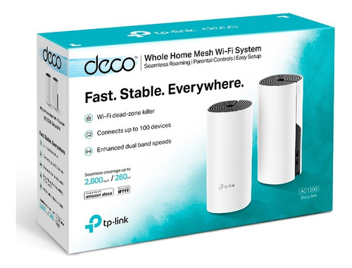 Tp Link Router Deco M4 Ac1200 Pack X2 Sistema Wi-fi Mesh