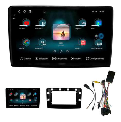 Multimidia Aikon Fóton G3 Ecosport 18/22 8+256gb Octa 2k 10p