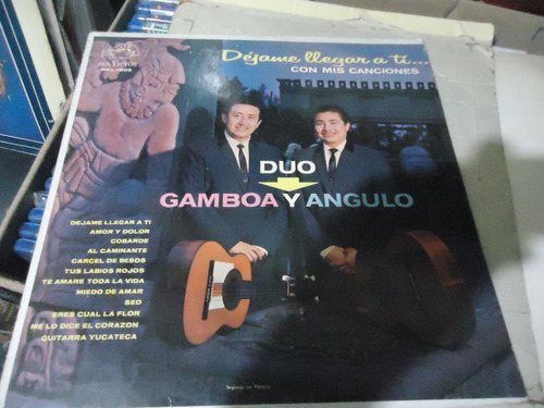 Duo Gamboa Y Angulo Dejame Llegar A Ti Lp