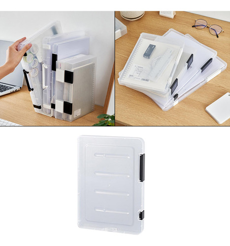Caja De Archivo Caja De Plástico Pp Con Doble Hebilla Fino