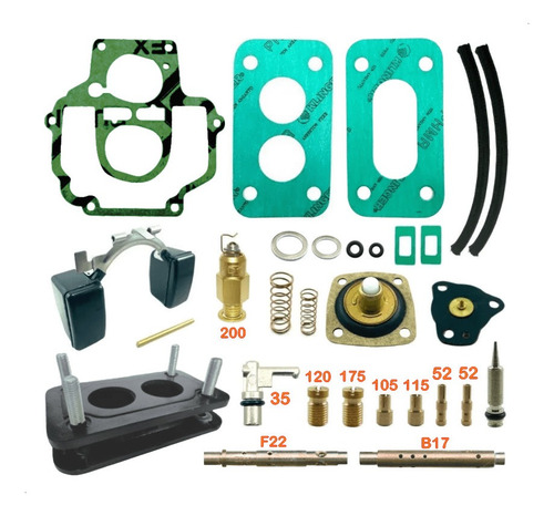 Kit Carburador+ Base Gol 1.0 Cht Weber460 1993 1994 1995 96