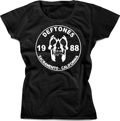 Playera Deftones 1988 California Mujer