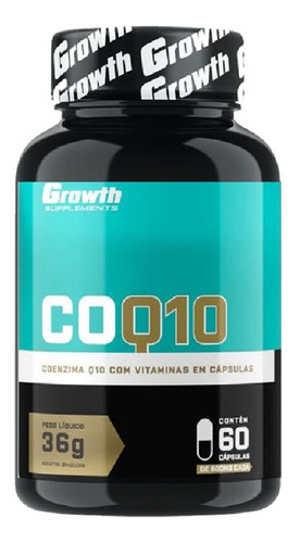 Coenzima Q10 60 Caps + Creatina 250g Monohidratada Growth
