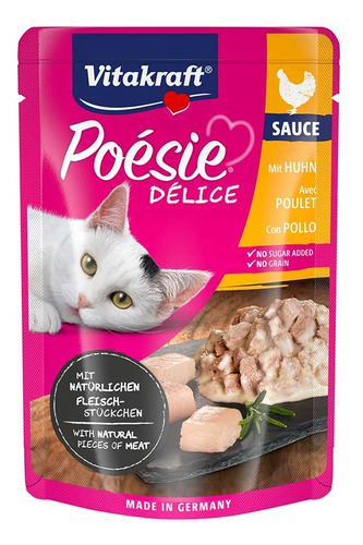 Snack Vitakraft Cat Snack Poesi Delice Pollo 85gr. Np