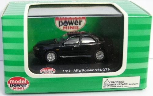 Alfa Romeo 156 Gta, 1/87 H0. Model Power. 10 Vrdes