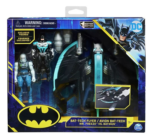 Figuras Dc Batman Vs Mr Freeze C/ Avion Y Accs Tts Tuttishop